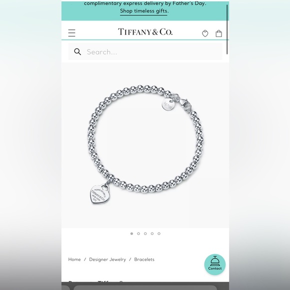 Tiffany and co beaded bracelet - Picture 2 of 7